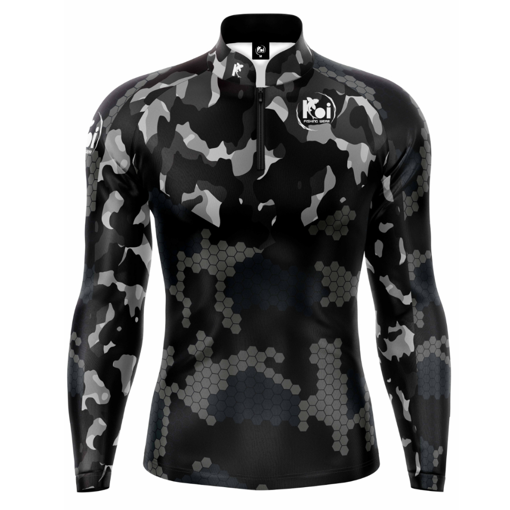 Camisa de Pesca Militar Camuflada UV50+ Alta Proteção Solar