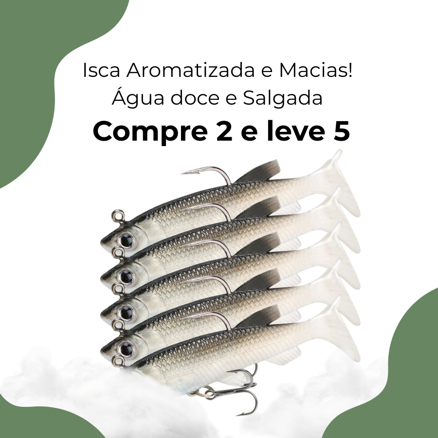 Iscas Macias de Silicone Realistas - Compre 2 Leve 5