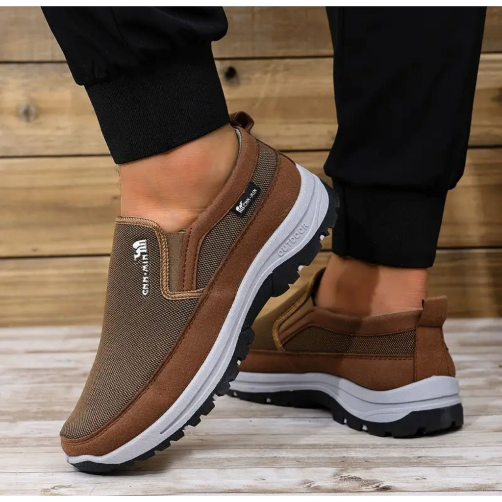 Tenis Sapatilha Masculino Casual Adventure de Trilha Aquatico Impermeável com Solado Leve Costurado Mega Confortável