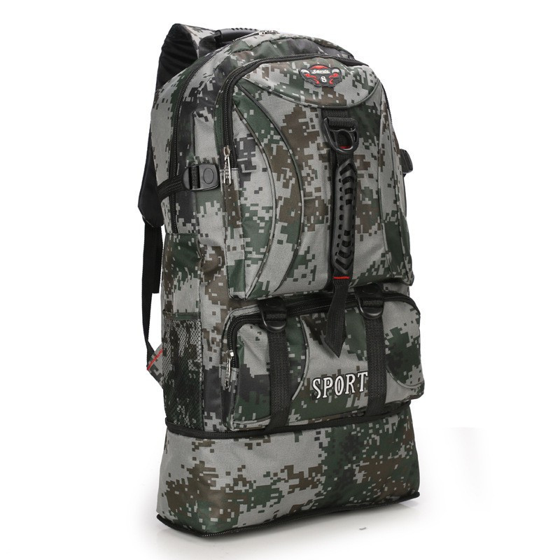 Mochila Tática Militar Camuflada Exército 50 Litros Camping trilha