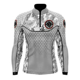 Camisa Camiseta de Pesca proteção UV50 CAMMO WHITE