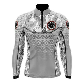 Camisa Camiseta de Pesca proteção UV50 CAMMO WHITE