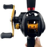 Carretilha de Pesca Max Premium 18 Rolamentos e Drag 8kg