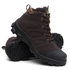 Coturno Masculino Adventure Bota Trilha + Relógio De Ponteiro