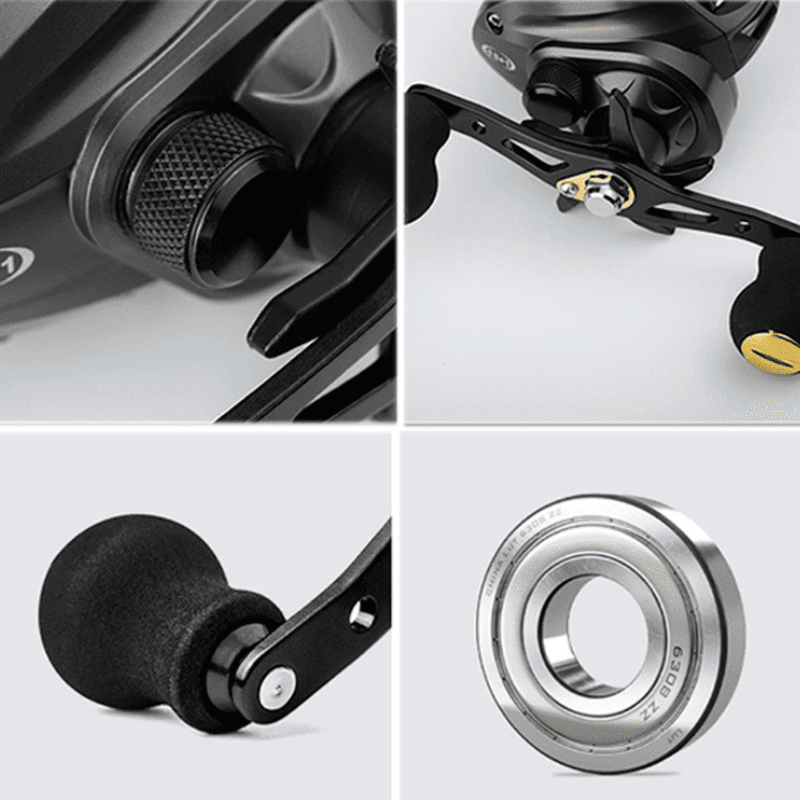 Carretilha de Pesca Profissional Dragão Dourado 9Kg