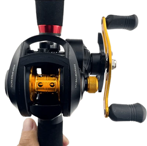 Carretilha de Pesca Max Premium 18 Rolamentos e Drag 8kg