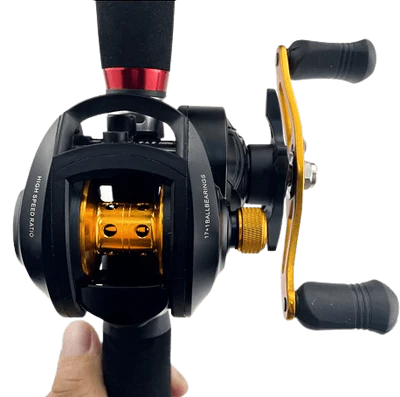 Carretilha de Pesca Max Premium 18 Rolamentos e Drag 8kg