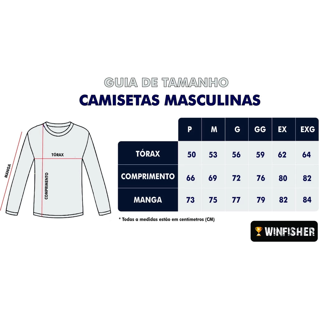 Camiseta de Pesca Winfisher Proteção Solar UV50 - Traíra