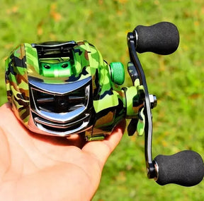 Carretilha de Pesca Profissional 19 Rolamentos Drag 10kg com Freio Magnético X300