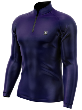 Camiseta Camisa Blusa Pesca Básica Com Proteção Solar Azul