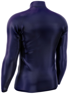 Camiseta Camisa Blusa Pesca Básica Com Proteção Solar Azul