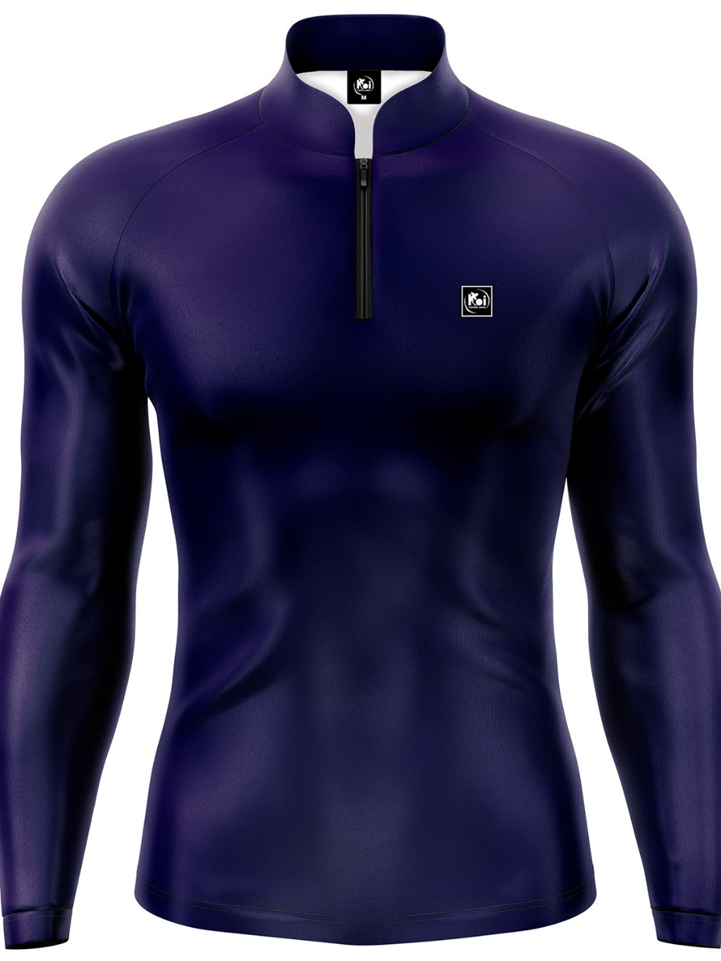 Camiseta Camisa Blusa Pesca Básica Com Proteção Solar Azul