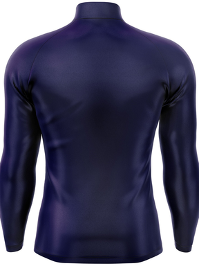 Camiseta Camisa Blusa Pesca Básica Com Proteção Solar Azul