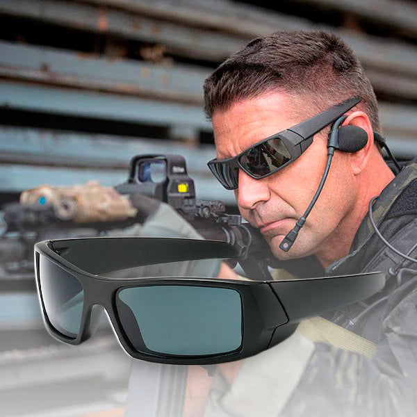 Óculos de Sol Retangular Masculino UV400+ para Pesca Esportiva e Uso Tático