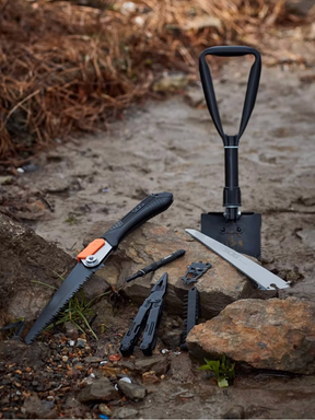 Pá Portátil Dobrável De Emergência Multi-função Acampamento Camping P/Emergência Acampamento Camping