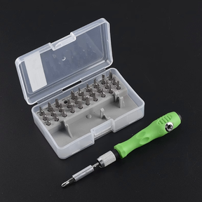 32 em 1 Chave De Fenda Conjunto Portátil Cruz Fenda Chave De Fenda