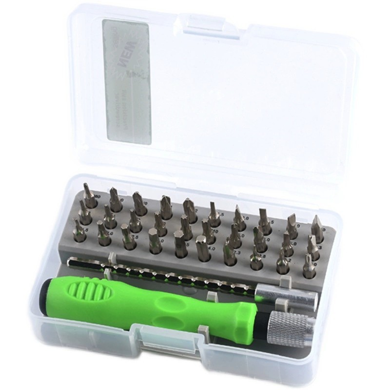 Kit 32 em 1 Chave de Fenda Portátil Profissional – Multiuso e Magnético