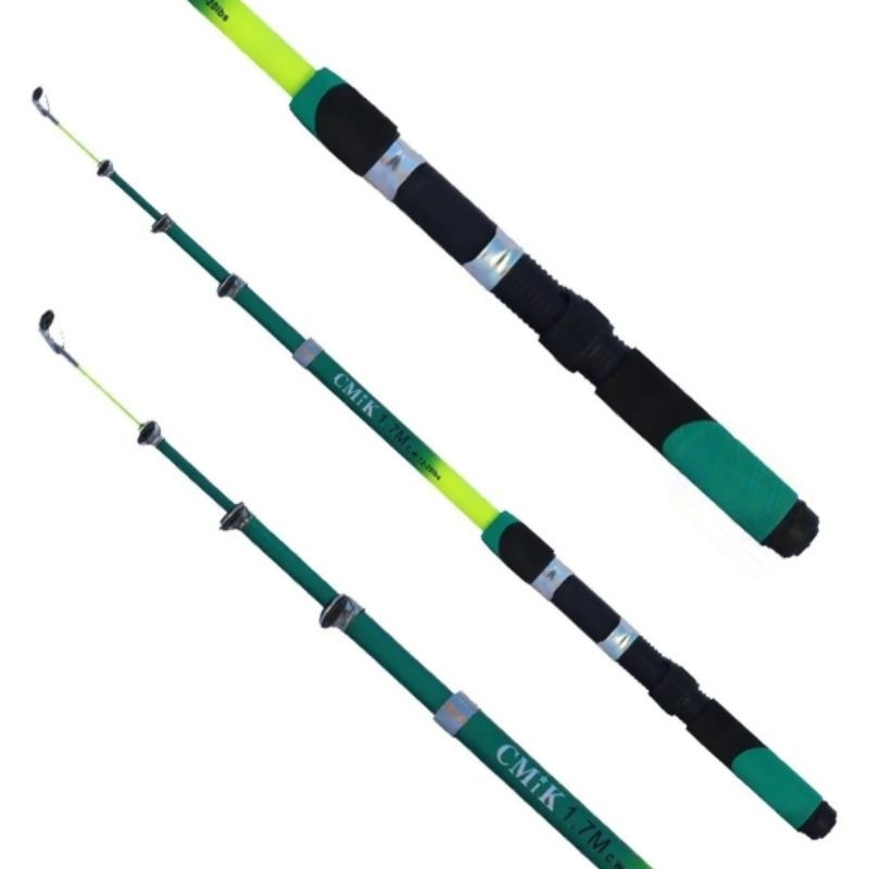 KIT 3 Vara De Pesca 1.8M Completa+Molinete Max Arraste 10kg Esportiva Ao Ar Livre Resistente E Durável Barato Promoção~