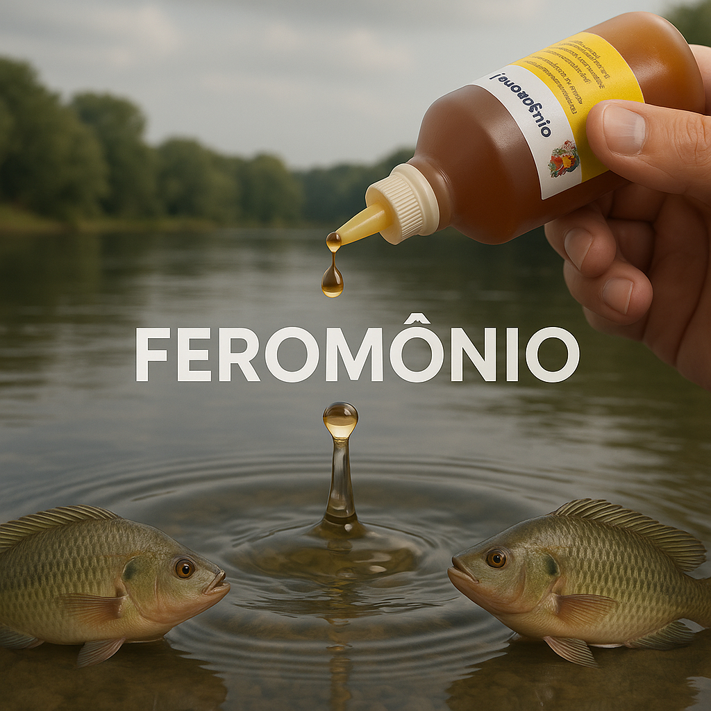 Atrativo Feromonio Para peixe Liquido 100ml para Pesca Artificiais Naturais Massas Infalível