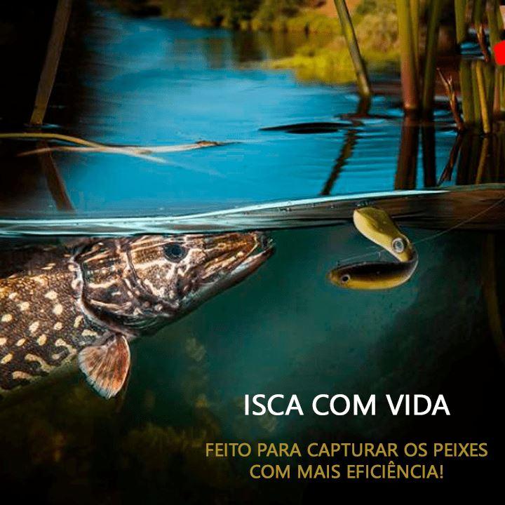 Isca Artificial Biónica de Silicone Flexível para Pesca Esportiva - Compre 5 Leve 10