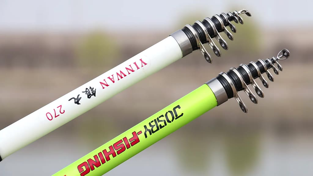 Vara de Pesca Telescópica de Fibra de Carbono Leve 3M Rocha Giratória Alta Resistência