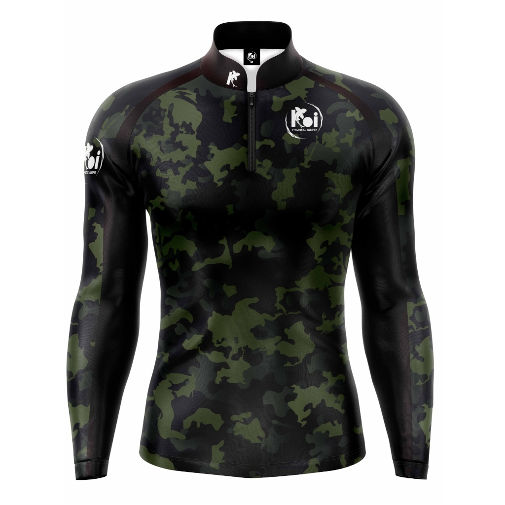 Camiseta Camisa Blusa Pesca Camuflado Militar Com Proteção Uv50+