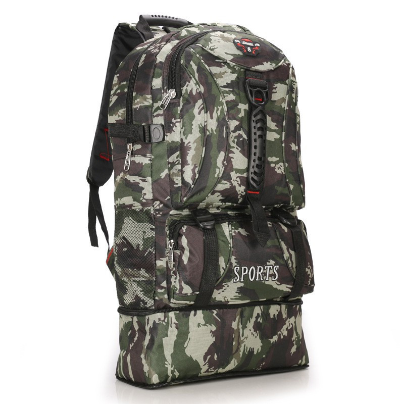 Mochila Tática Militar Camuflada Exército 50 Litros Camping trilha