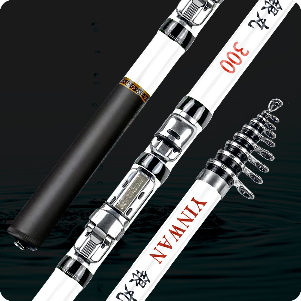 Vara Telescópica de Fibra de Carbono – 2,4M Rocha Giratória